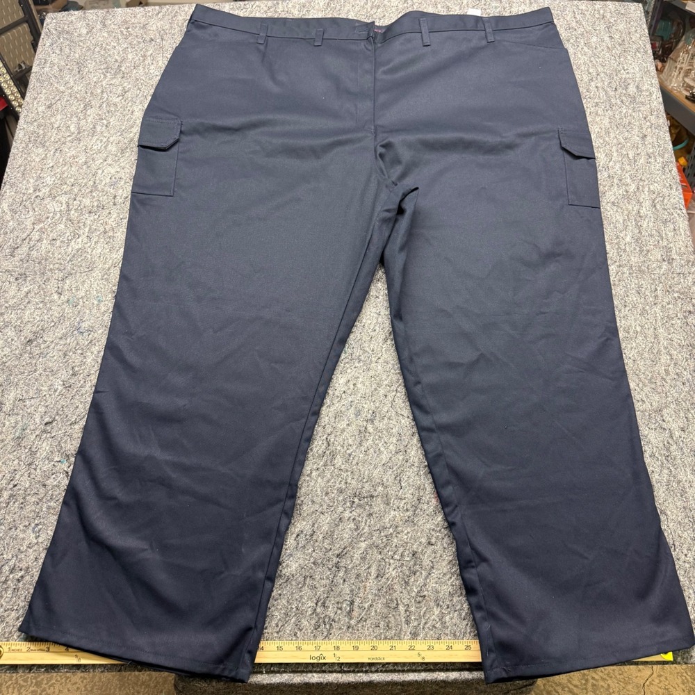 Cintas Cathy Fit Navy Blue Cargo Work Pants Mens 36 RG Straight Leg 389-20
